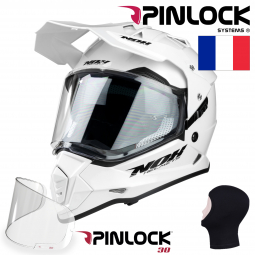 + Pinlock Moto přilba NOX N312 bílá