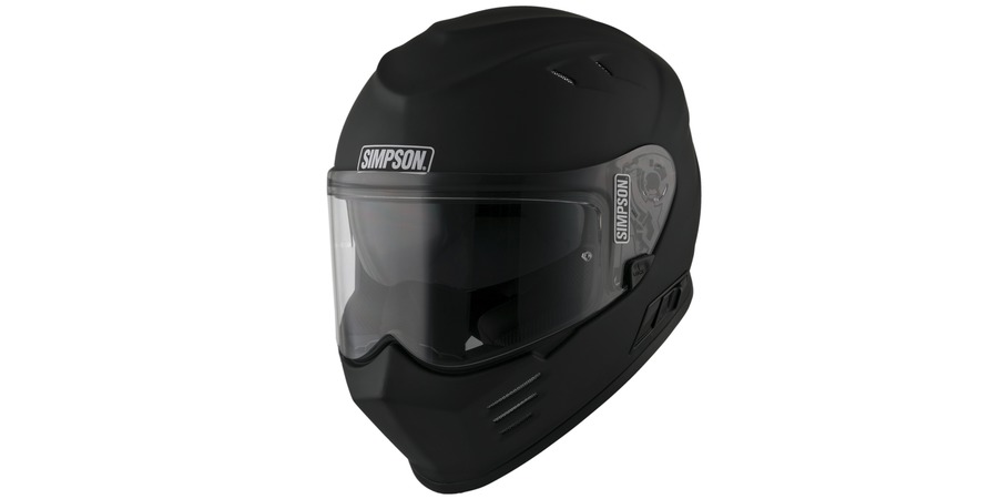 helmet VENOM, SIMPSON (matt black)