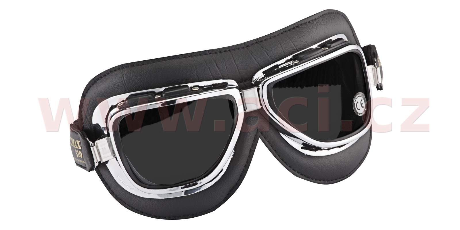 Vintage brýle 510, CLIMAX (černé/chrom, skla kouřové)