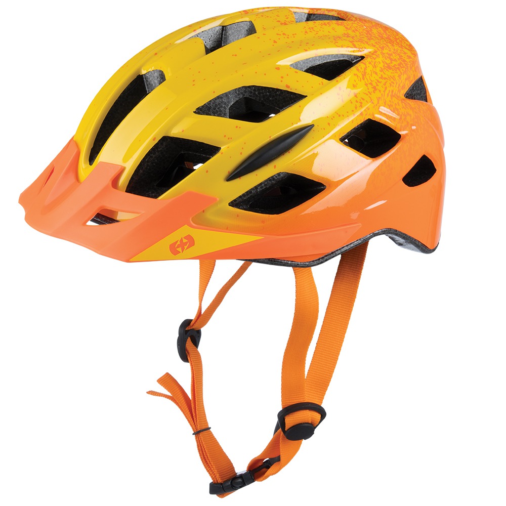 cycling helmet RAPTOR JUNIOR, OXFORD, kids (orange/yellow)