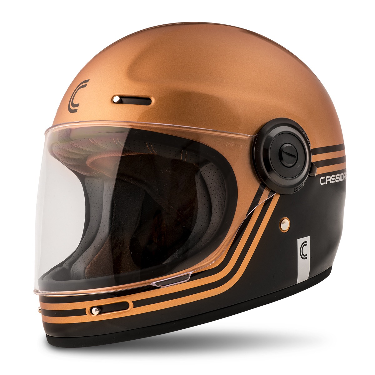 helmet Fibre Super Hooligan, CASSIDA (black/metallic copper/grey) 2023