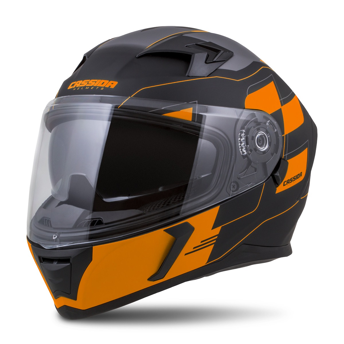 helmet Integral 3.0 RoxoR, CASSIDA (black matt/orange/grey, Pinlock ready visor) 2023