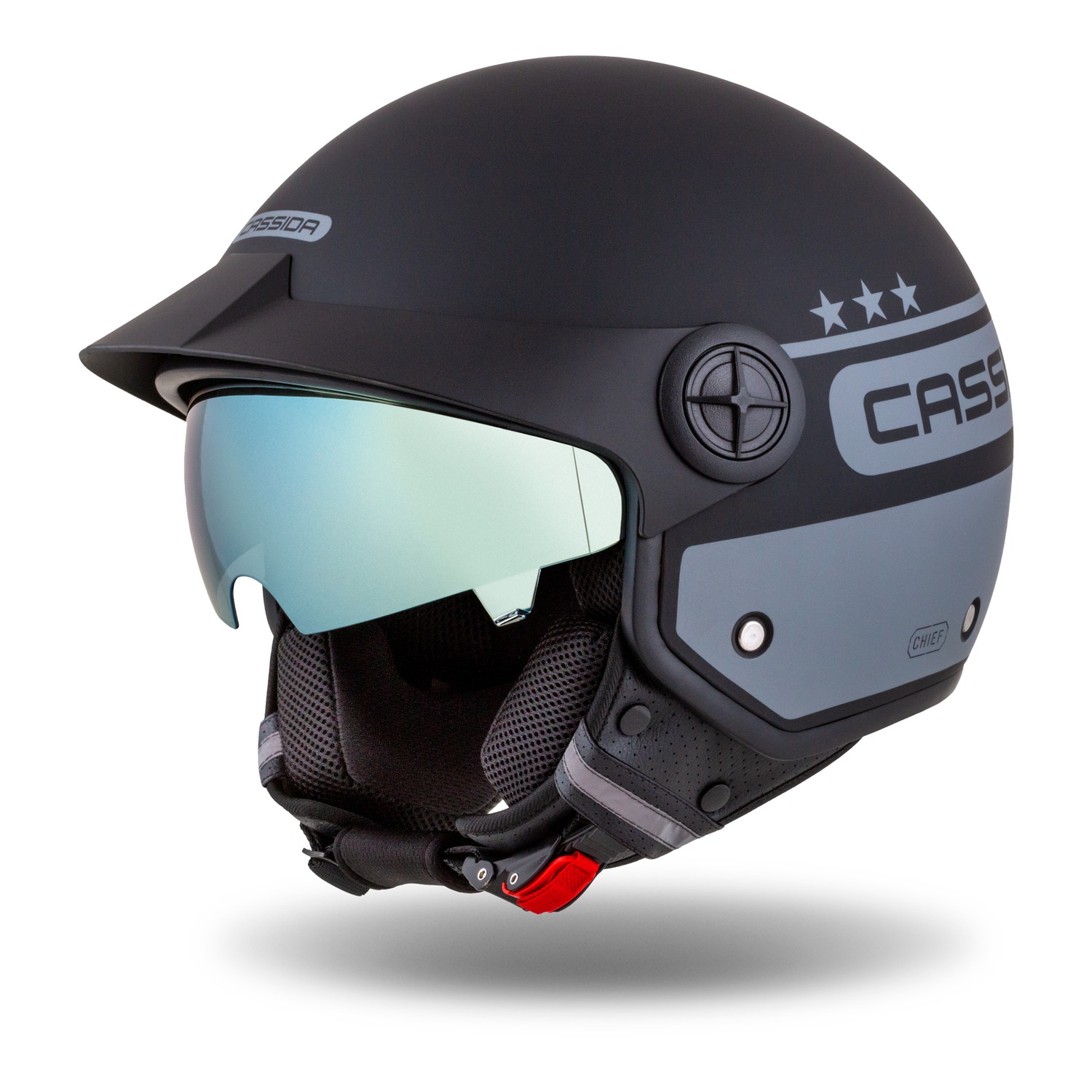 helmet Handy Plus Chief, CASSIDA (grey matt/black) 2023