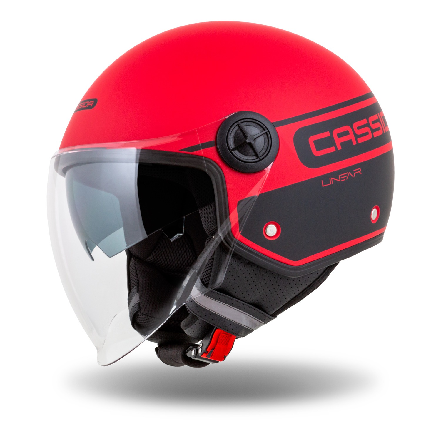 helmet Handy Plus Linear, CASSIDA (red matt/black) 2023