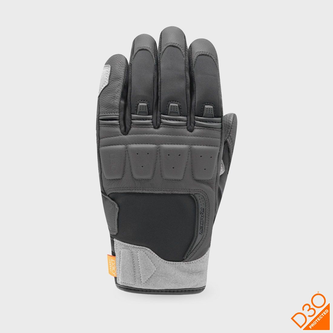 gloves RONIN WINTER, RACER (grey)