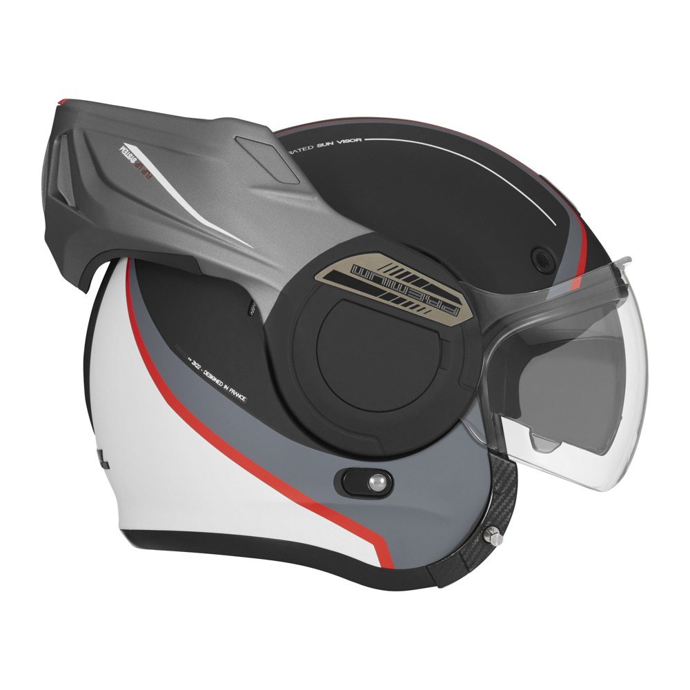 přilba STRATOS FIGHTER, NOX PREMIUM (black matná, bílá)