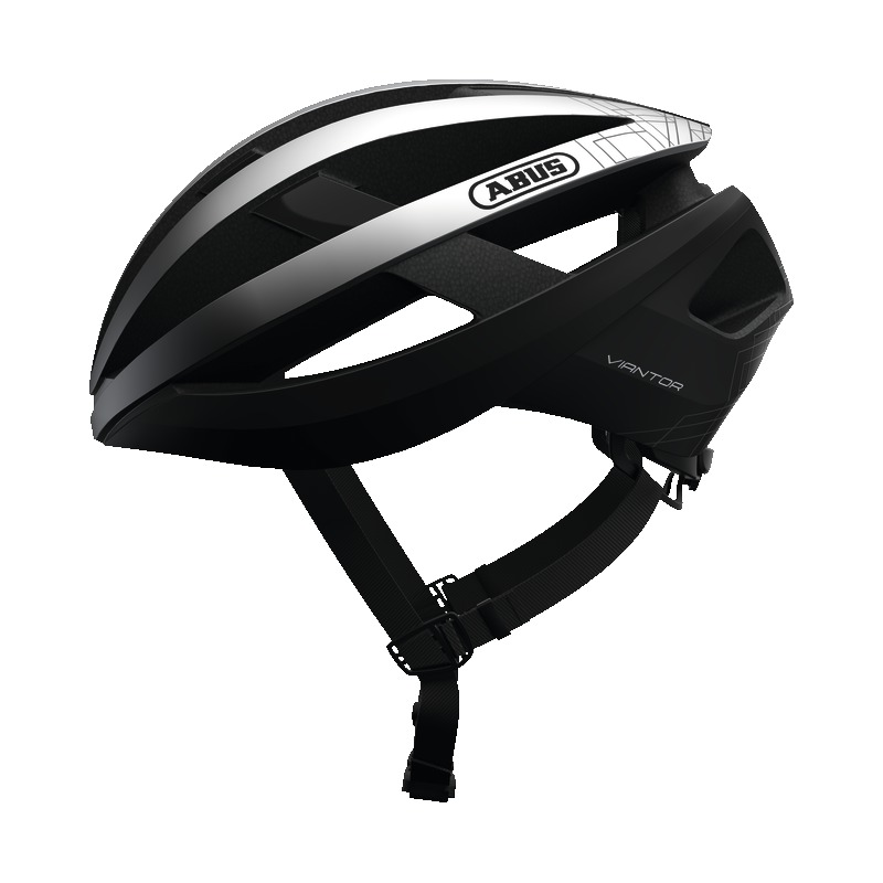 helmet VIANTOR gleam, ABUS (black/silver)