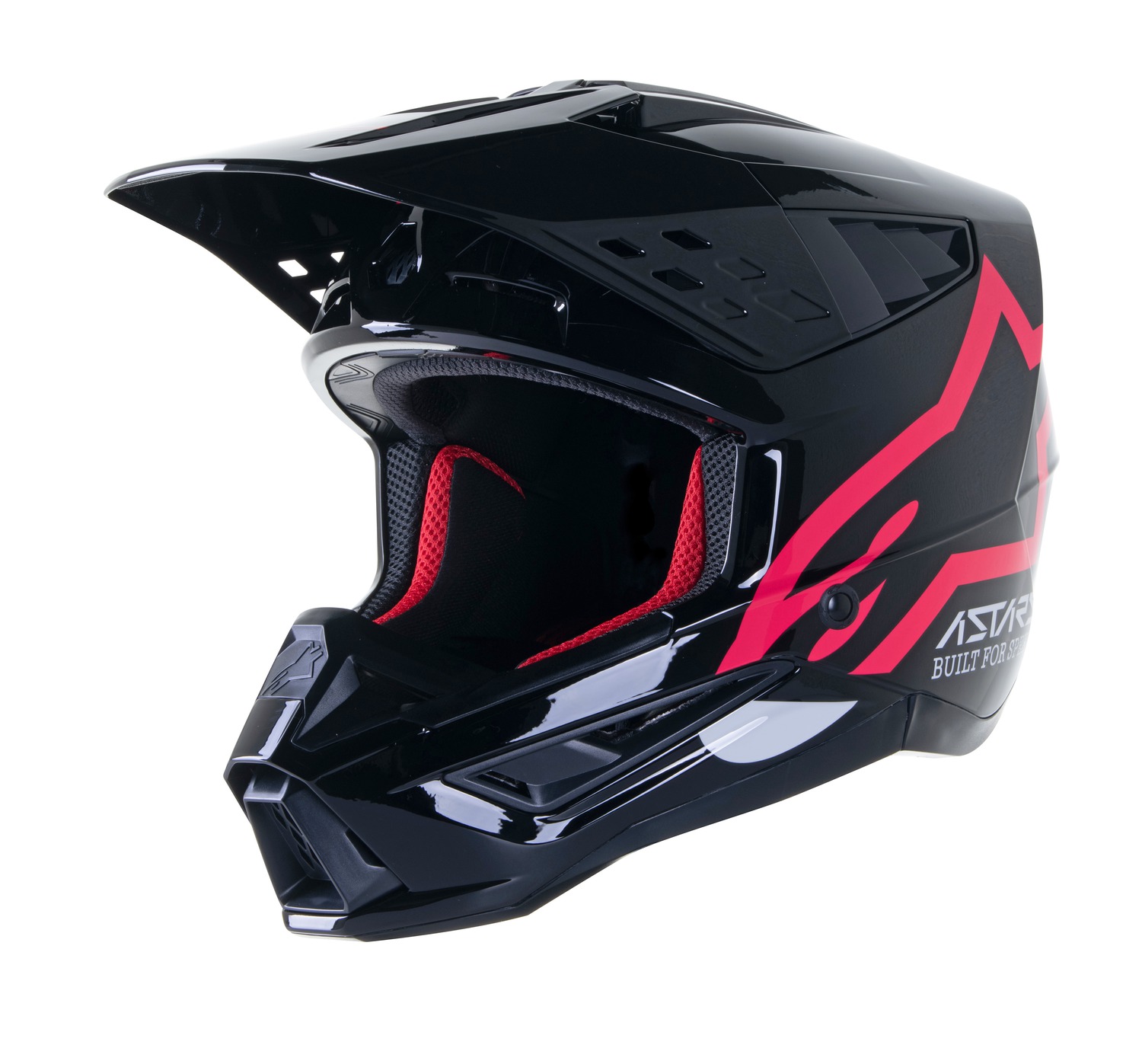 helmet S-M5 COMPASS, ALPINESTARS (black/pink)