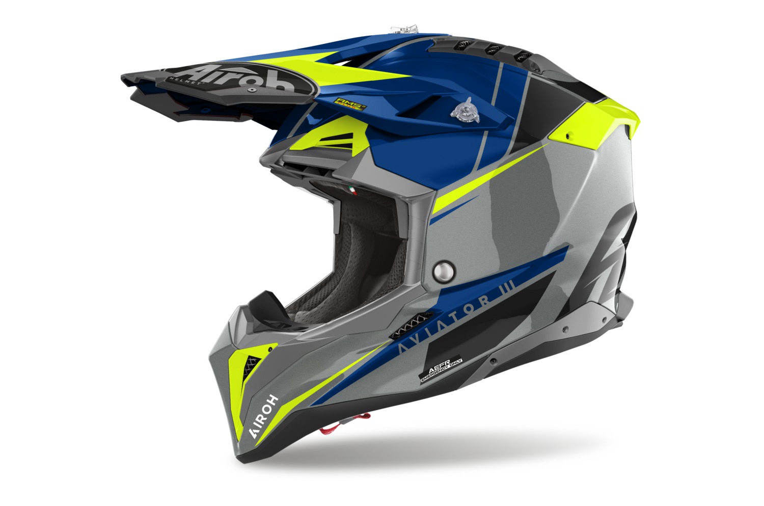 helmet AVIATOR 3.0 Push, AIROH (blue) 2023
