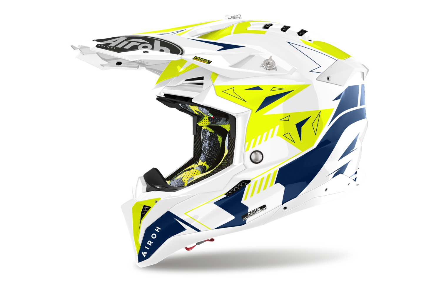 helmet AVIATOR 3.0 Spin, AIROH (yellow/blue) 2023