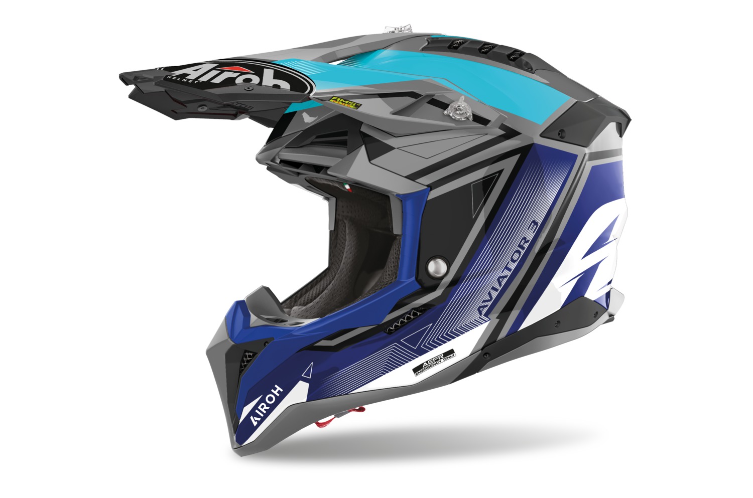 helmet AVIATOR 3.0 League, AIROH (blue) 2023