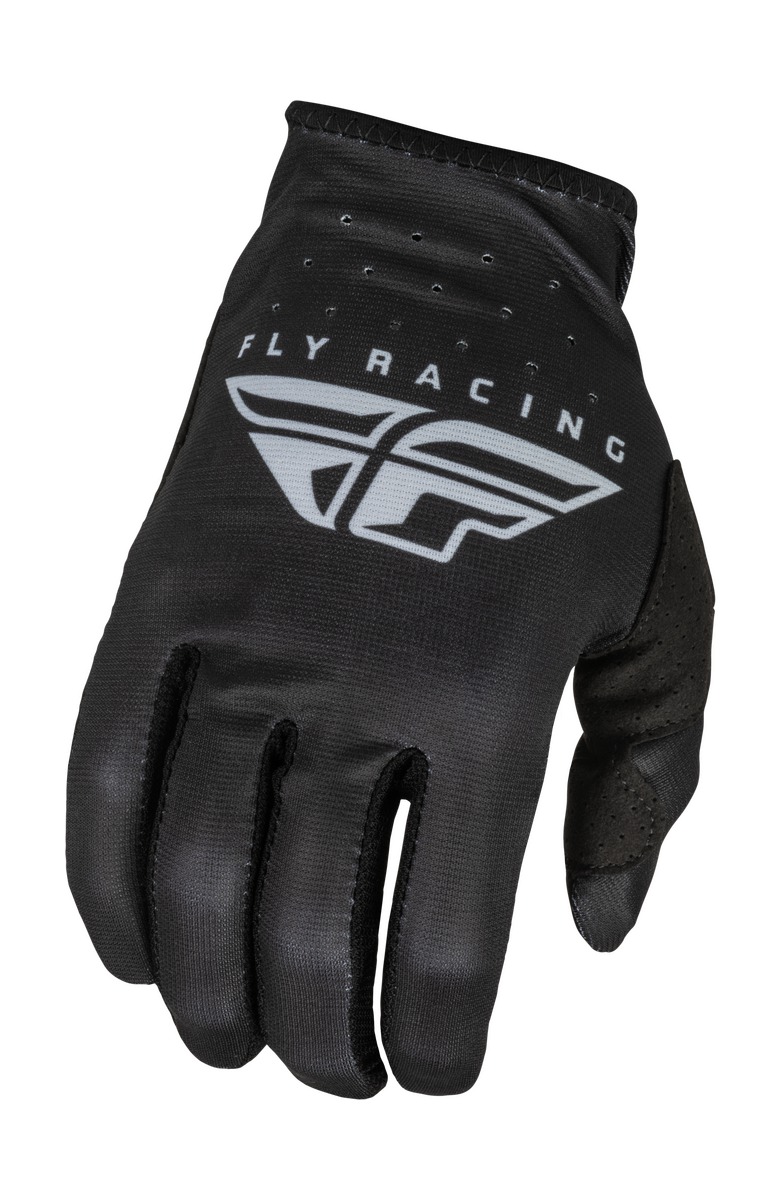 rukavice LITE, FLY RACING - USA 2023 dětské (černá/šedá)