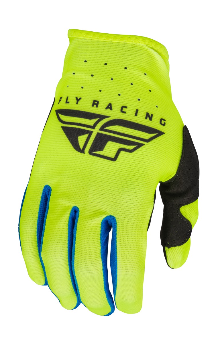 rukavice LITE, FLY RACING - USA 2023 dětské (hi-vis/černá)