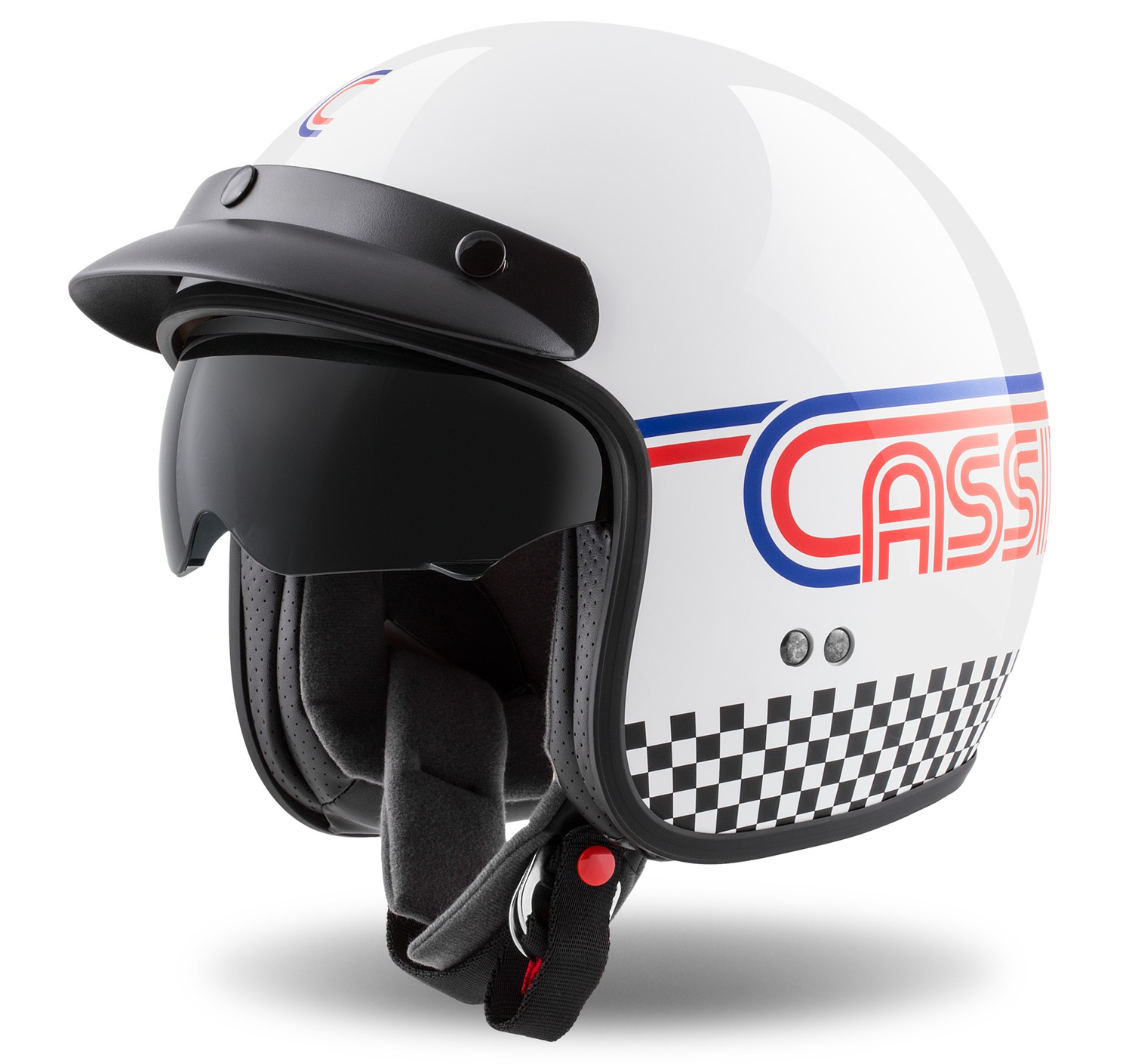 helmet Oxygen Rondo, CASSIDA (pearl white/red/blue/black) 2023