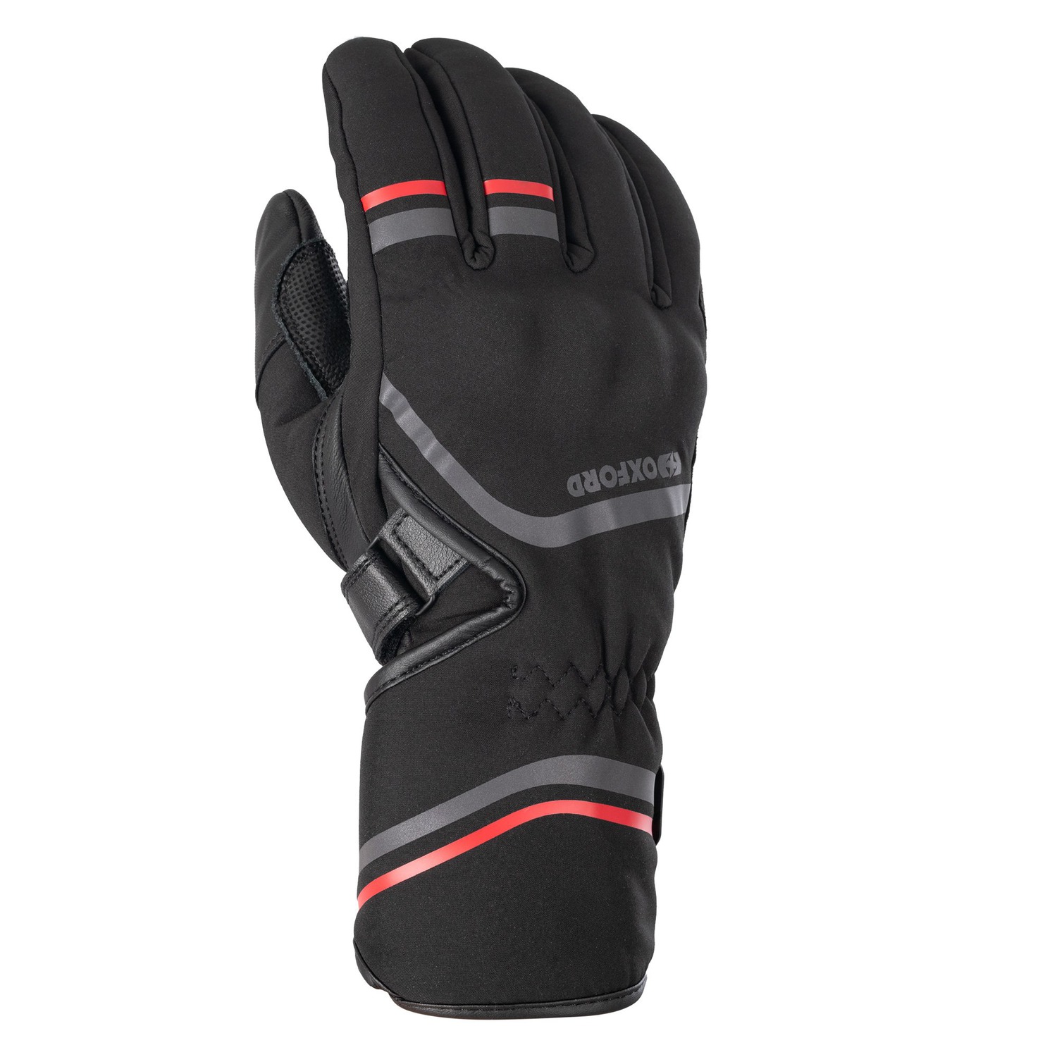 gloves OTTAWA 2.0, OXFORD (black/grey/red)