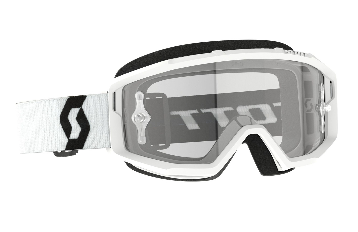 brýle PRIMAL CLEAR bílé, SCOTT - USA (plexi čiré)