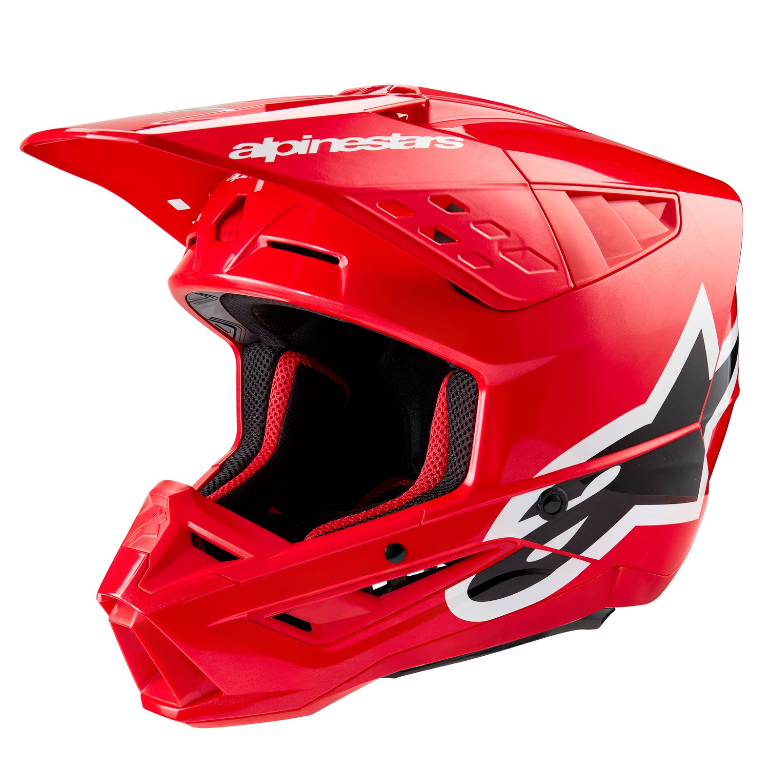 helmet S-M5 CORP, ALPINESTARS (red) 2025