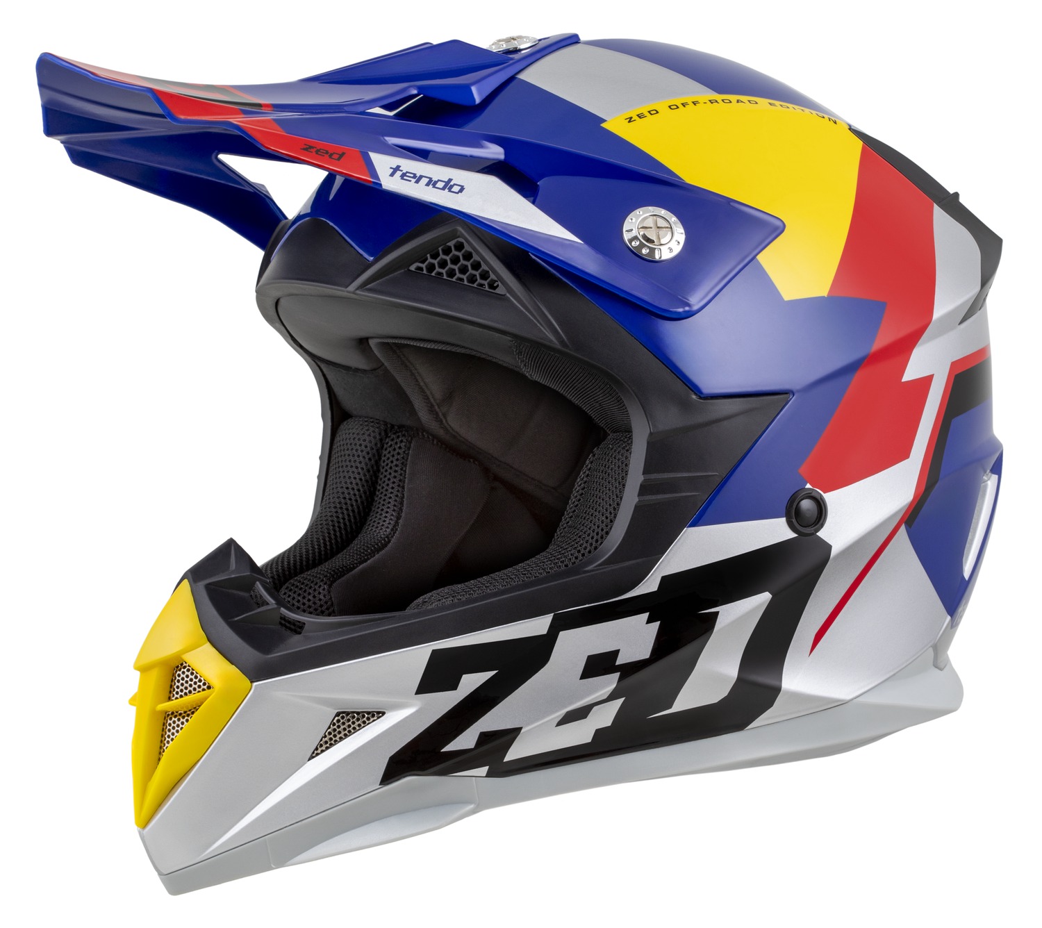 helmet X1.9 TENDO, ZED (pearl blue/red/yellow/silver) 2025