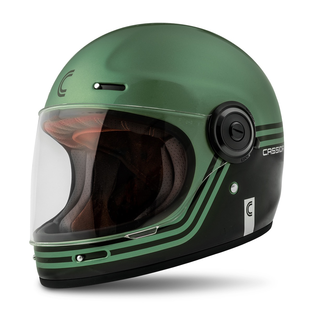 helmet Fibre Super Hooligan, CASSIDA (black/metallic green/grey) 2023