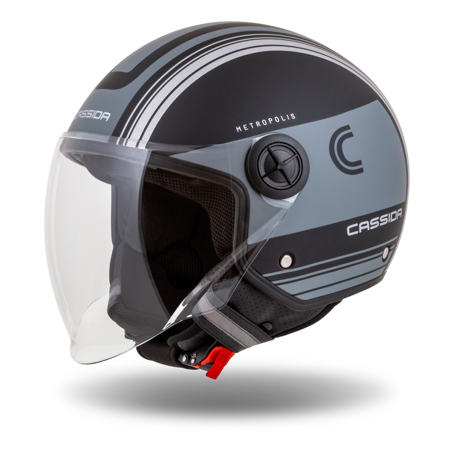 helmet Handy Metropolis Vision, CASSIDA (black matt/grey/reflective grey) 2023