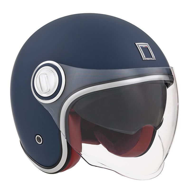 přilba HERITAGE, NOX PREMIUM (modrá matná)