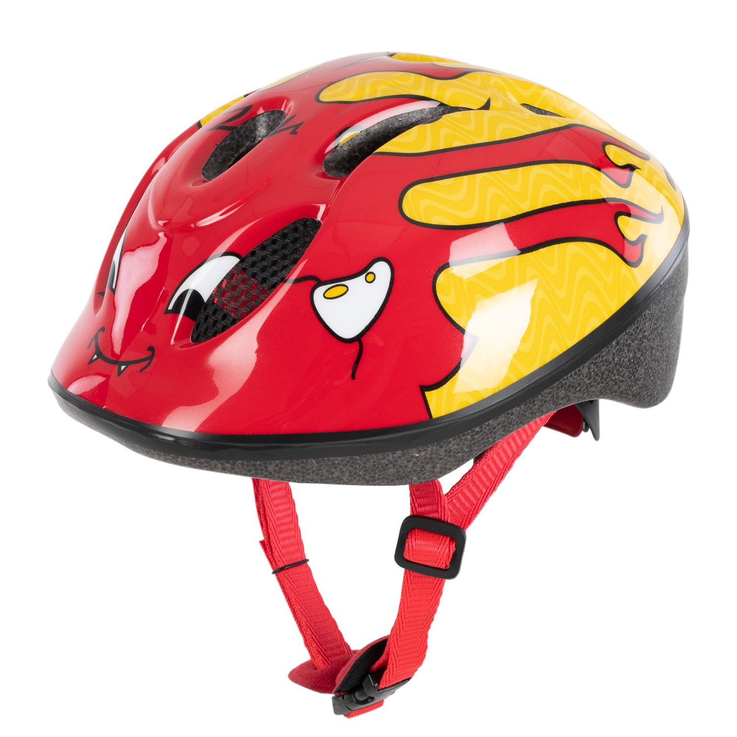 cycling helmet LITTLE DEVIL, OXFORD, kids (red/yellow)