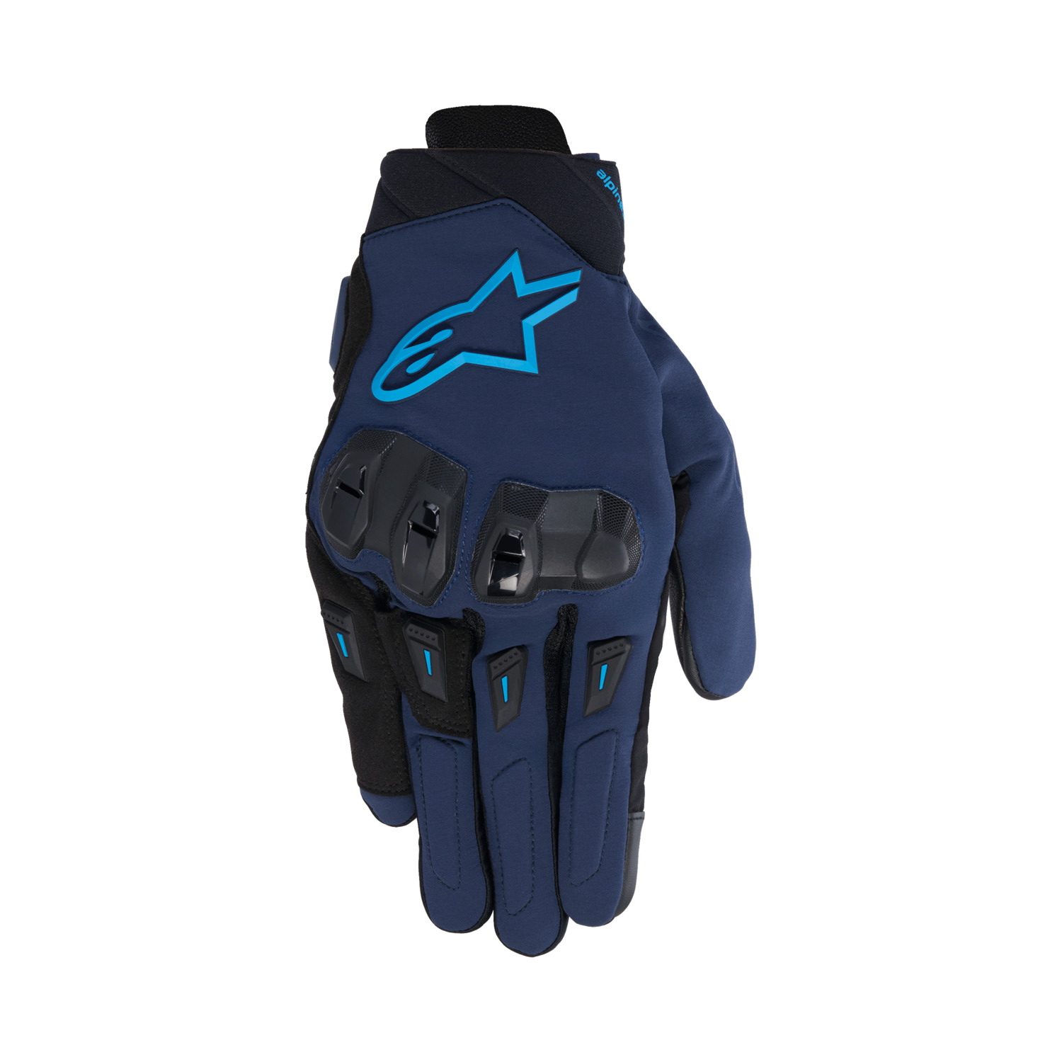 gloves SP X 3, ALPINESTARS (dark blue/blithe blue) 2025