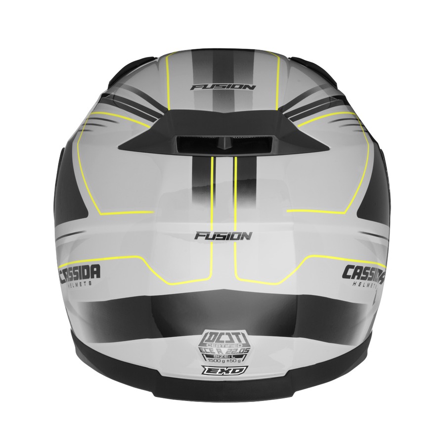 helmet Apex Fusion, CASSIDA (grey/black/hi-vis, packaging incl. Pinlock)