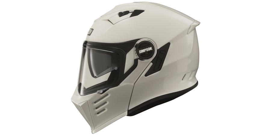 helmet DARKSOME, SIMPSON (white)