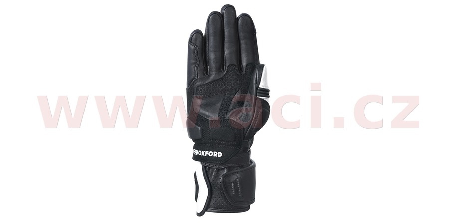 rukavice RP-2R, OXFORD (černé/bílé)