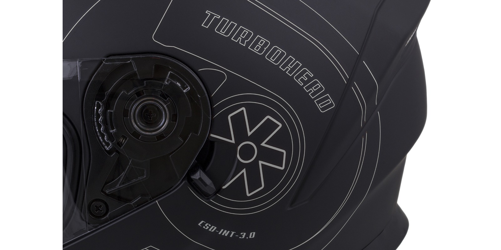 přilba Integral 3.0 Turbohead, CASSIDA (černá matná/stříbrná, plexi s přípravou pro Pinlock)