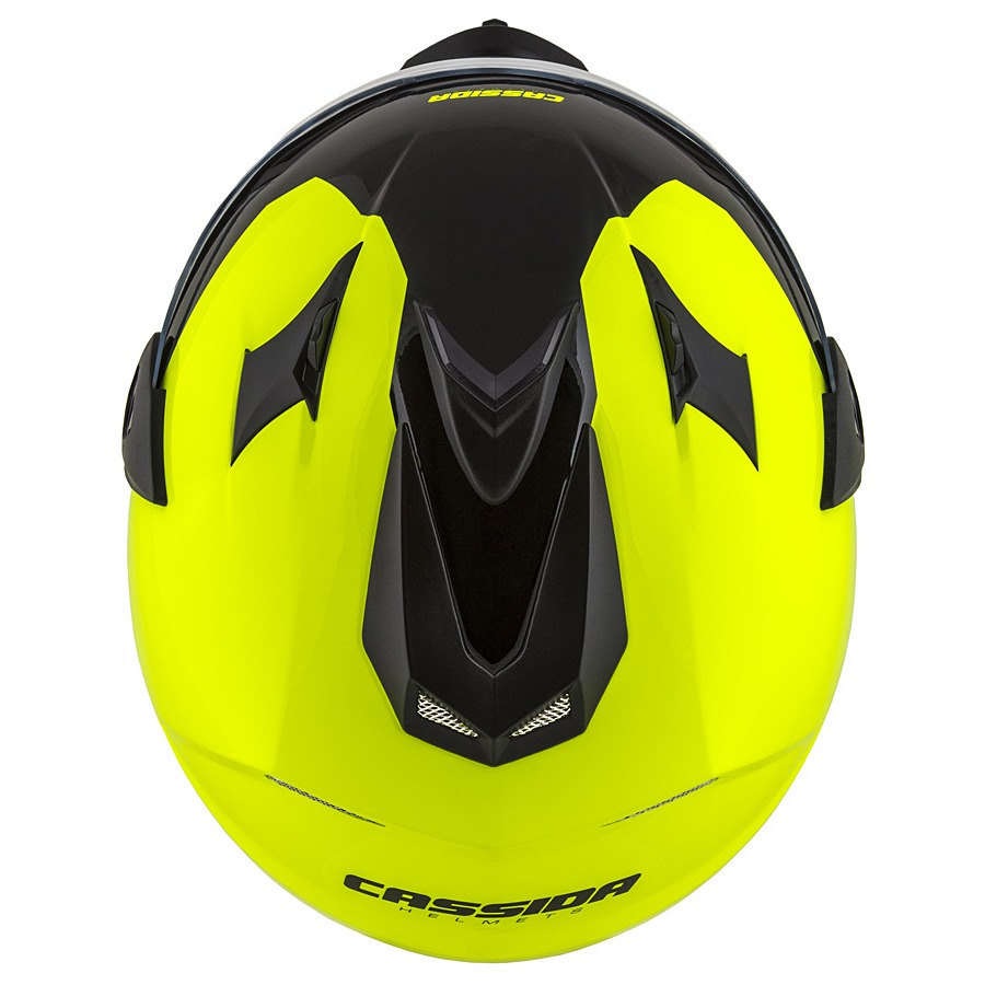 + PINLOCK70 KUKLA Přilba Tour 1.1 Spectre, CASSIDA (YELLOW FLUO/BLACK/BLACK MATT PEAK, PINLOCK VISOR)