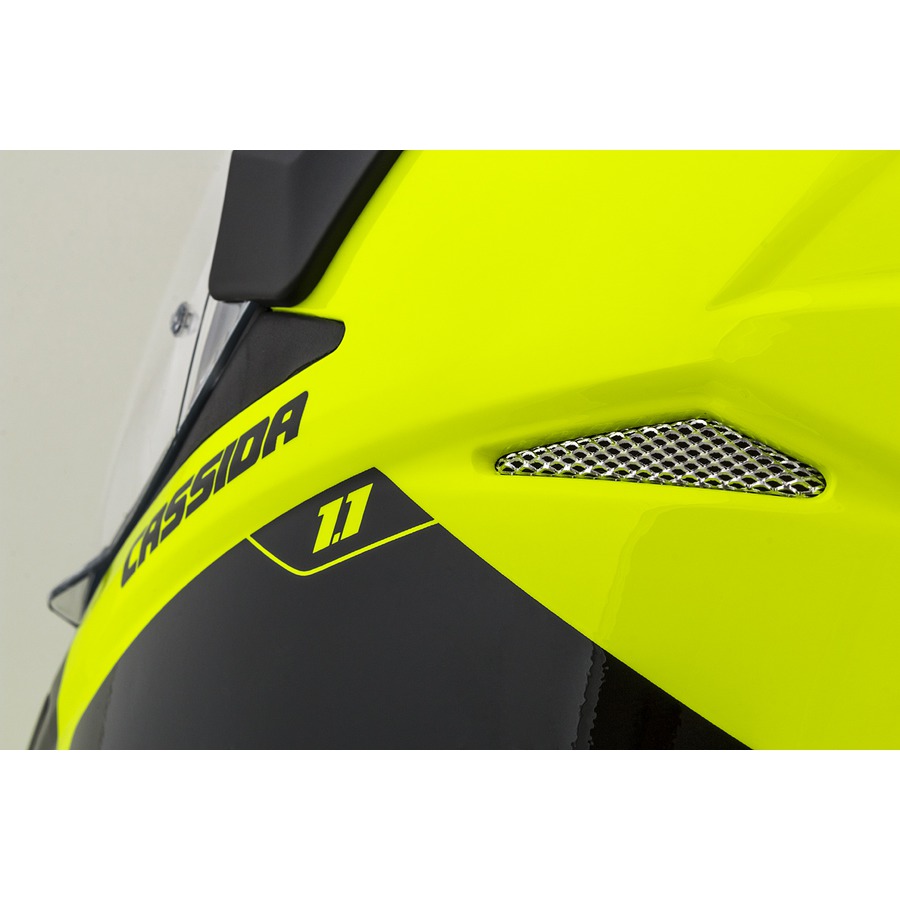 + PINLOCK70 KUKLA Přilba Tour 1.1 Spectre, CASSIDA (YELLOW FLUO/BLACK/BLACK MATT PEAK, PINLOCK VISOR)