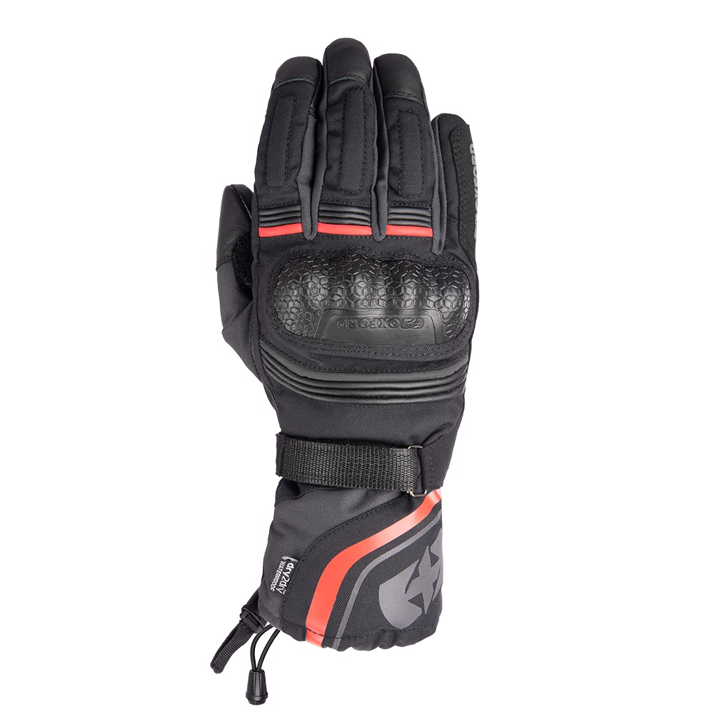 rukavice MONTREAL 4.0 DRY2DRY™, OXFORD (černé/šedé/červené)