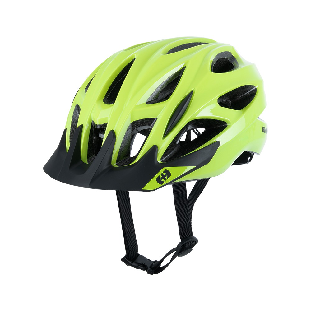 cycling helmet HOXTON, OXFORD (yellow fluo/black)