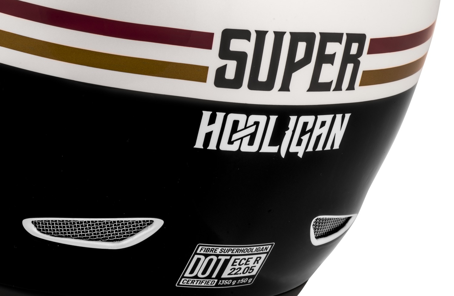 helmet Fibre Super Hooligan Carat, CASSIDA (white pearl/black/red/gold) 2023