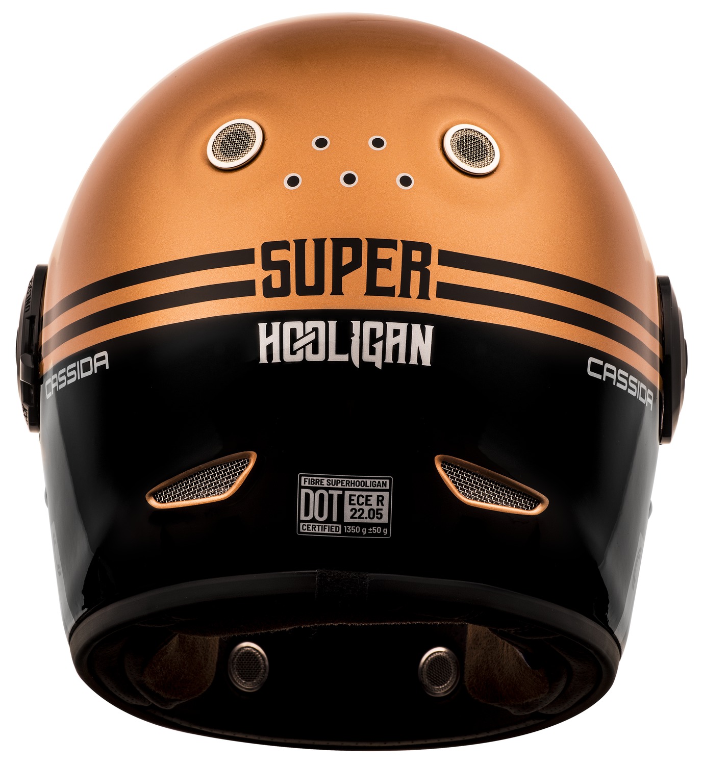 helmet Fibre Super Hooligan, CASSIDA (black/metallic copper/grey) 2023