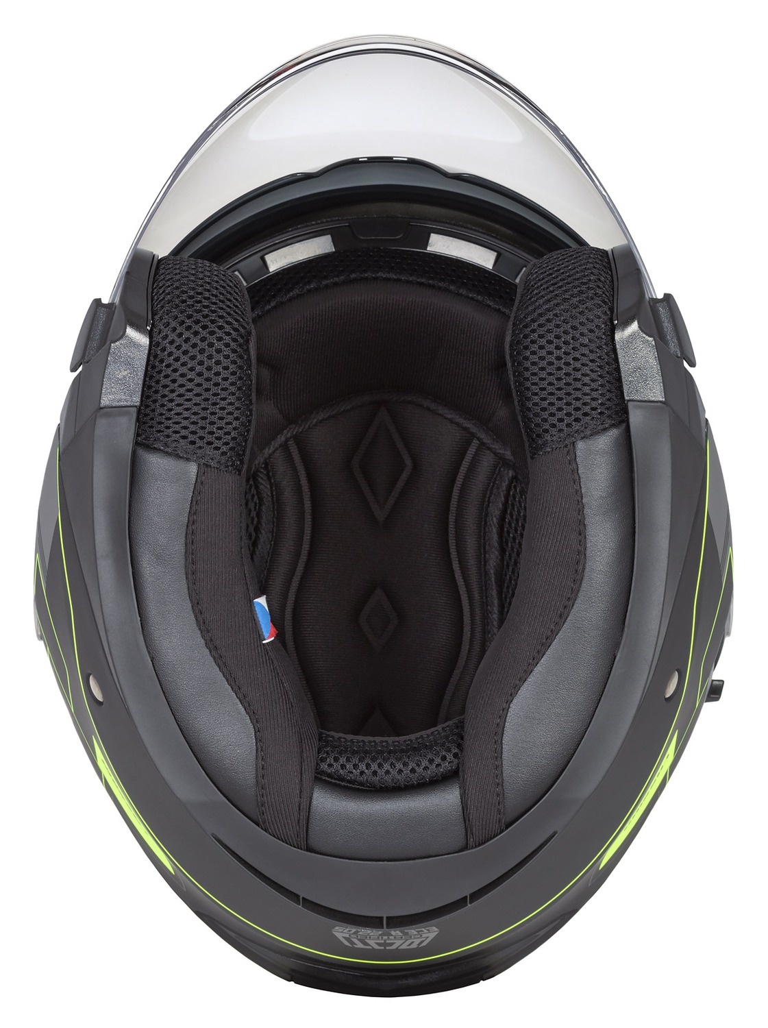 helmet Jet Tech RoxoR, CASSIDA (black matt/yellow fluo/grey) 2023