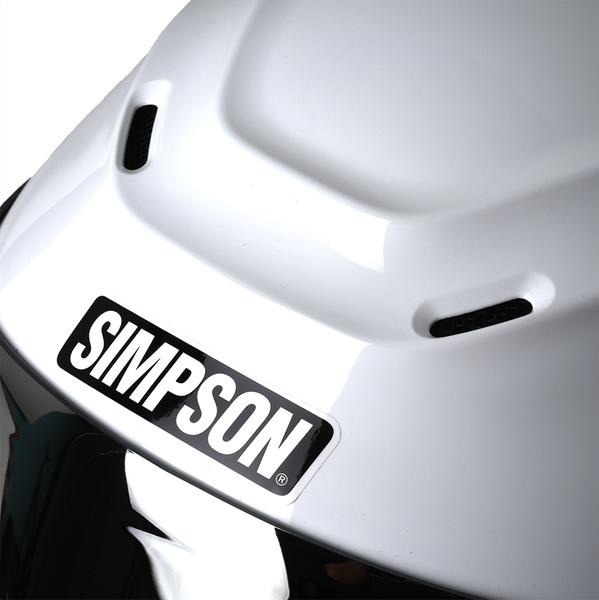 helmet SPEED, SIMPSON (white)