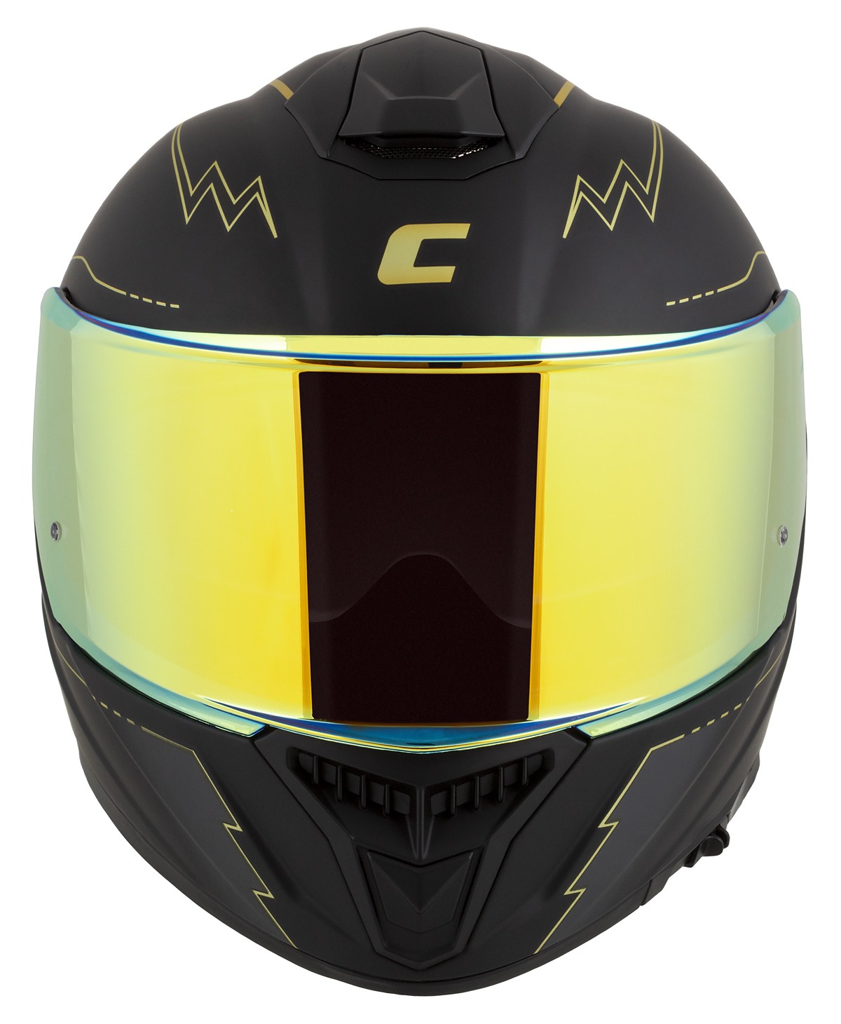 helmet Integral GT 2.1 Flash, CASSIDA (black matt/metallic gold/dark grey) Pinlock ready visor 2023