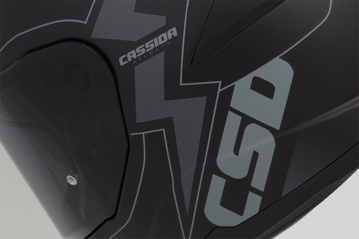 helmet Integral GT 2.1 Flash, CASSIDA (black matt/dark grey) Pinlock ready visor 2023