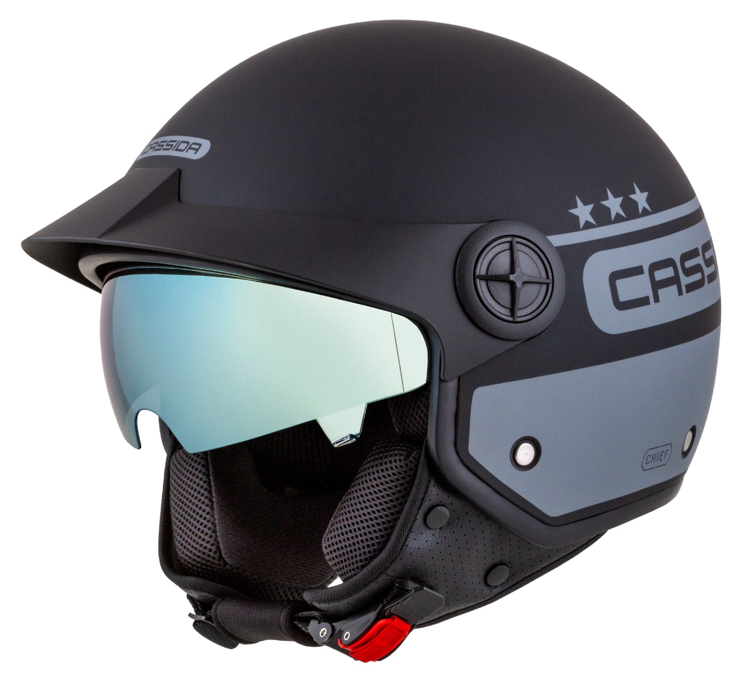 helmet Handy Plus Chief, CASSIDA (grey matt/black) 2023