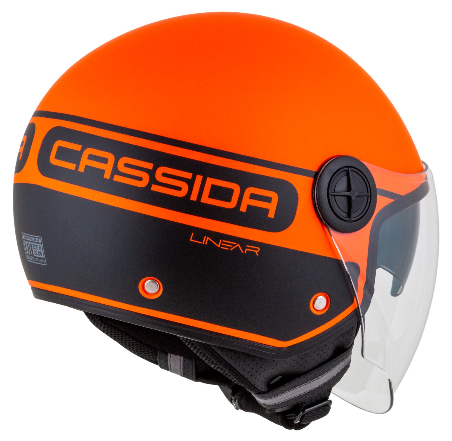 helmet Handy Plus Linear, CASSIDA (orange matt/black) 2023