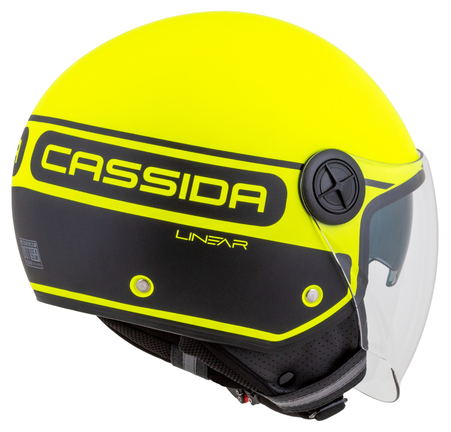helmet Handy Plus Linear, CASSIDA (yellow fluo matt/black) 2023