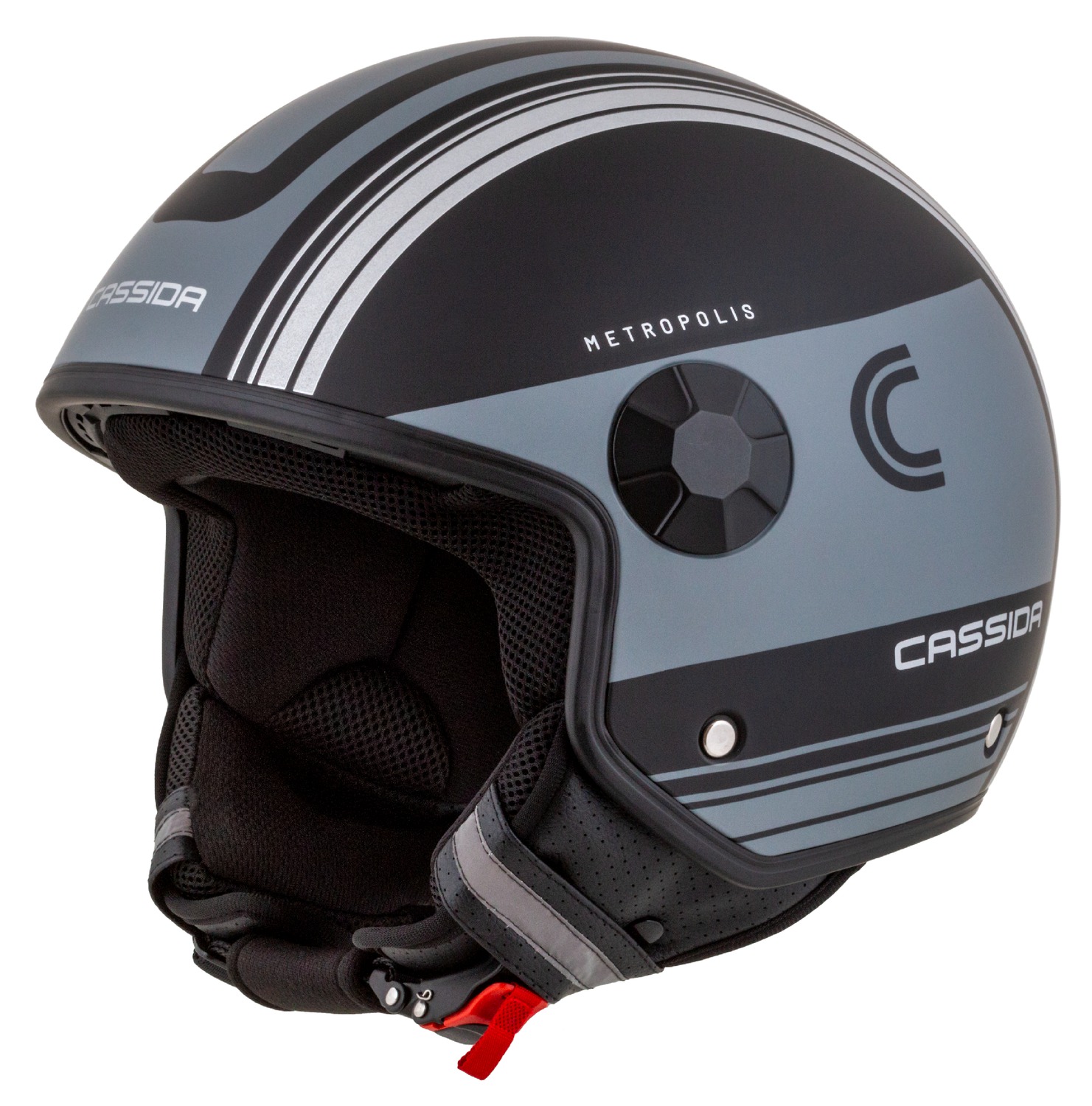 helmet Handy Metropolis Vision, CASSIDA (black matt/grey/reflective grey) 2023