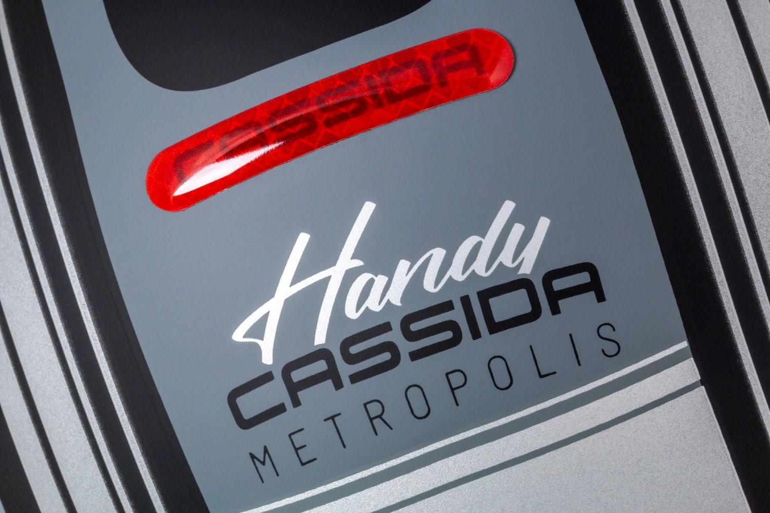 helmet Handy Metropolis Vision, CASSIDA (black matt/grey/reflective grey) 2023
