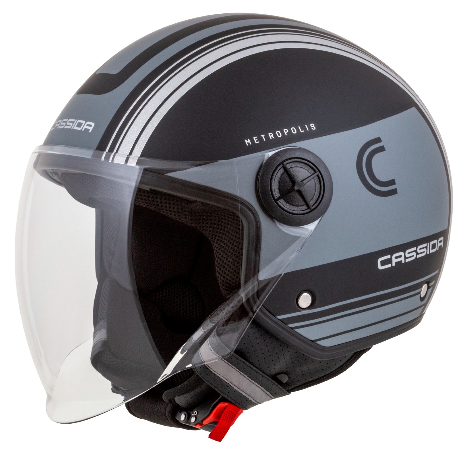 helmet Handy Metropolis Vision, CASSIDA (black matt/grey/reflective grey) 2023