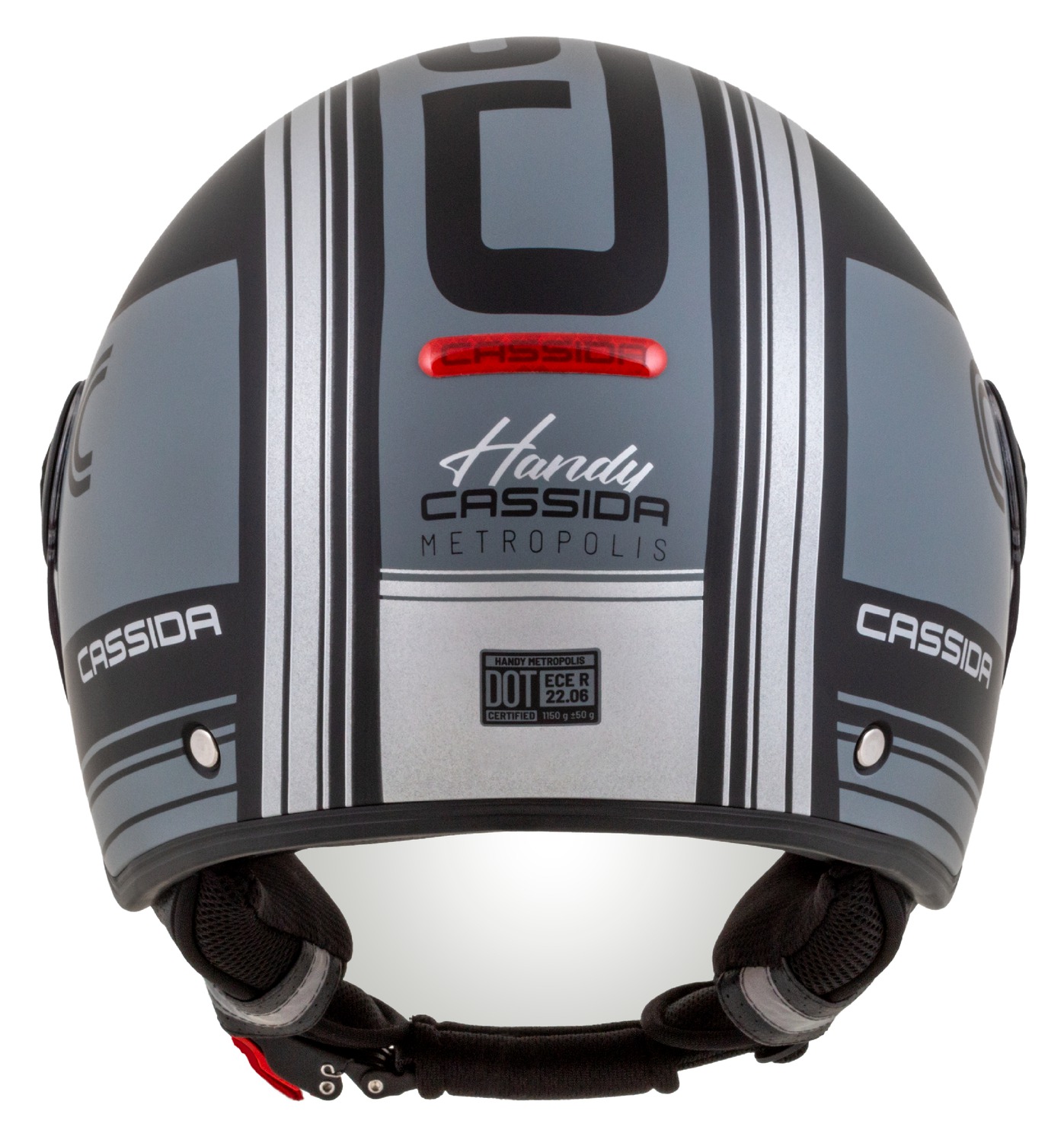 helmet Handy Metropolis Vision, CASSIDA (black matt/grey/reflective grey) 2023