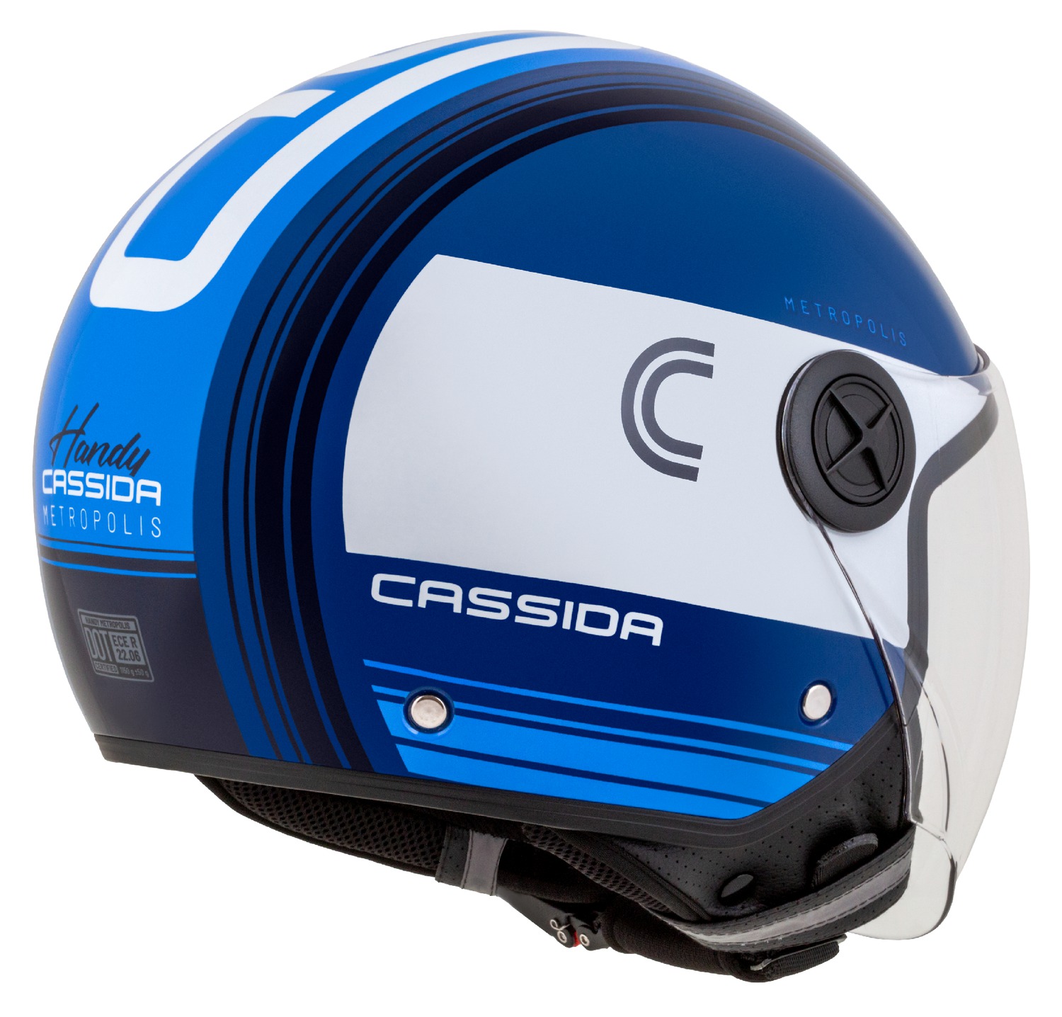 helmet Handy Metropolis, CASSIDA (blue/dark blue/white) 2023