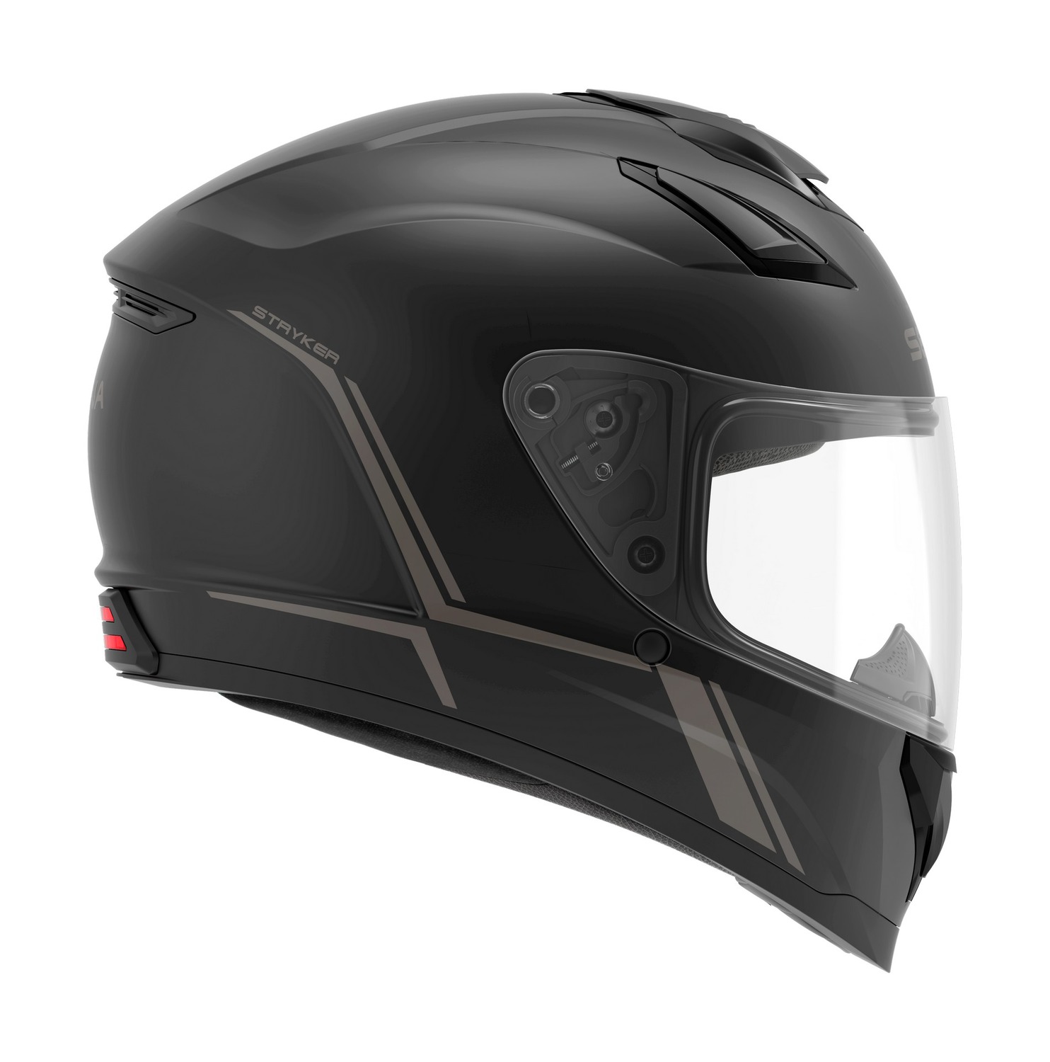 Stryker, Motorcycle Smart Helmet with Mesh Intercom, Full-face, Matt Black